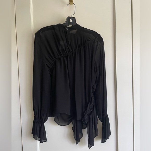 Preen Sheer Black Blouse. Size xs. NWT! - Picture 2 of 9
